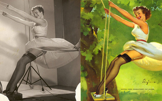 Illustration for article titled Even Classic Pin-Ups Were Retouched